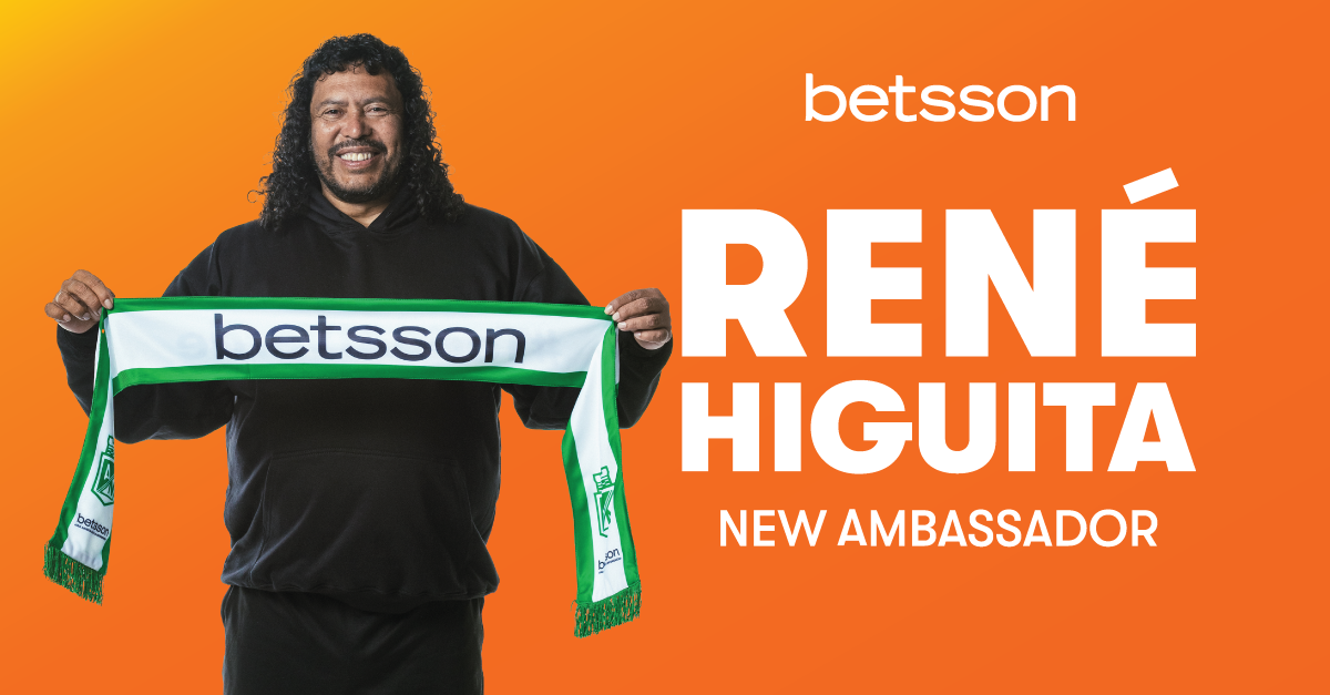 BETSSON GROUP WELCOMES LEGENDARY SCORPION RENÉ HIGUITA AS BRAND AMBASSADOR