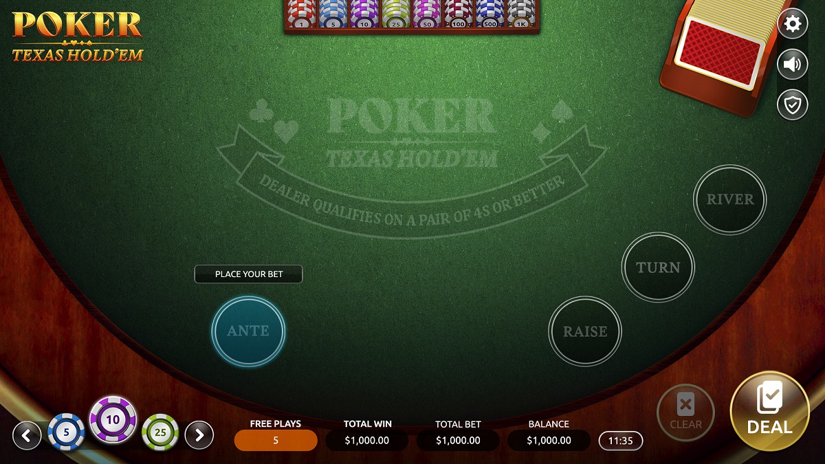 Vibra Gaming deals Texas Poker Hold ‘Em classic