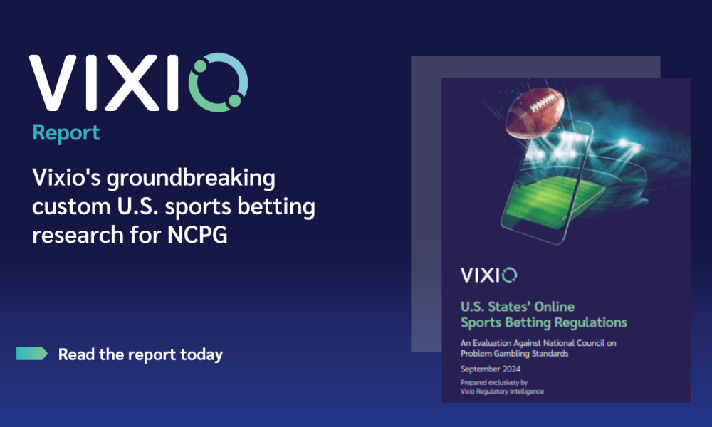 Vixio Supports NCPG in Groundbreaking Responsible Gambling Review of US Sports Betting Regulations