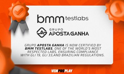 Grupo Aposta Ganha secures GLI 19, GLI 33 and Brazilian certification for its platform from BMM Testlabs