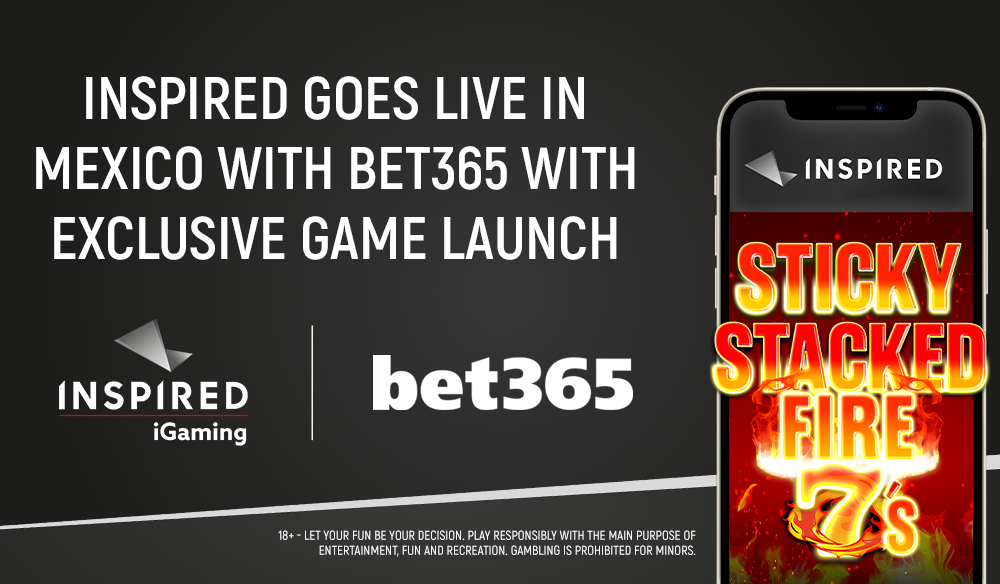 Inspired Entertainment Goes Live with bet365 in Mexico with Exclusive Game Launch