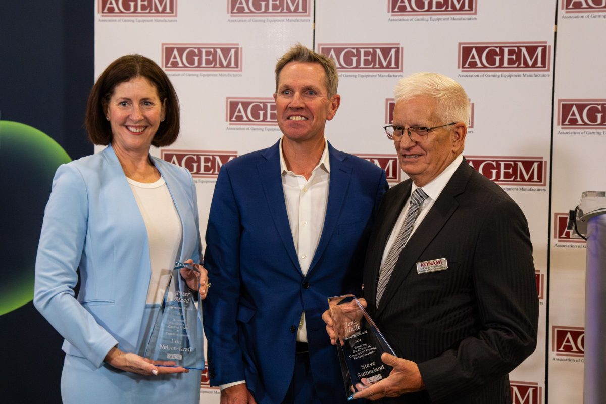 Konami Gaming CEO Steve Sutherland Awarded AGEM Memorial Award for Excellence in Commercial Gaming Professionalism