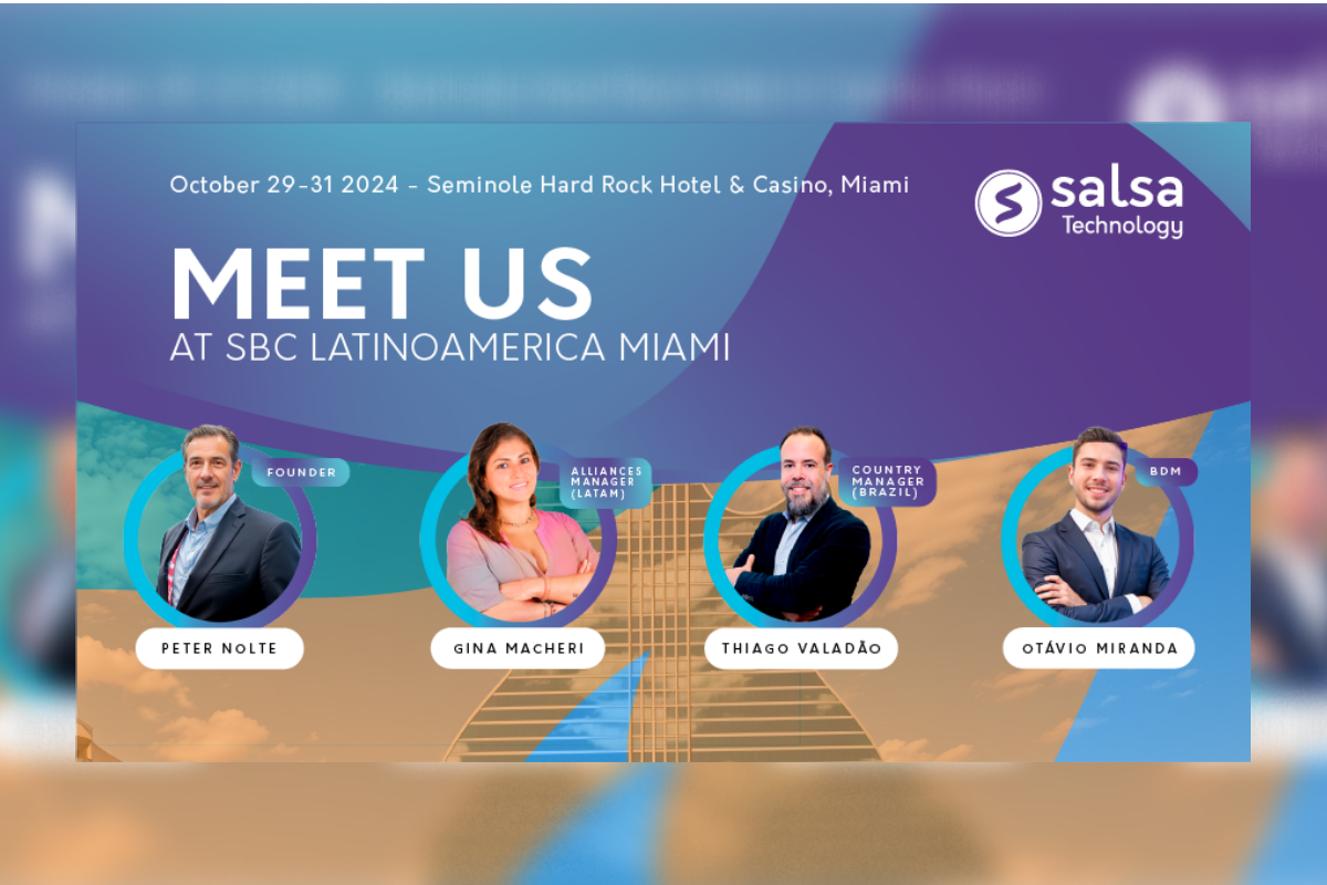 Salsa to present award-winning tech solutions for Latam’s regulated markets at SBC Summit Latinoamérica