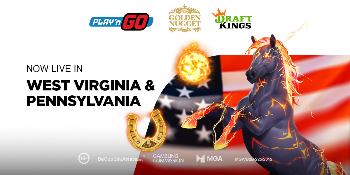 Play’n GO celebrates clean sweep five-state launch with DraftKings and Golden Nugget