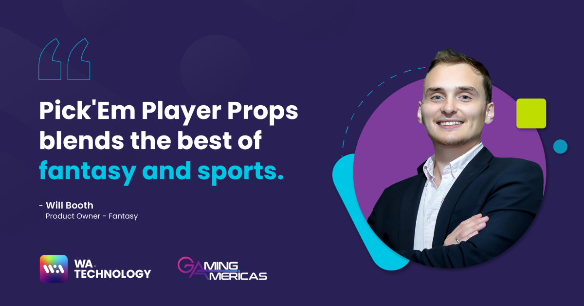 Will Booth: blending the best of fantasy and sports with Pick’Em Player Props