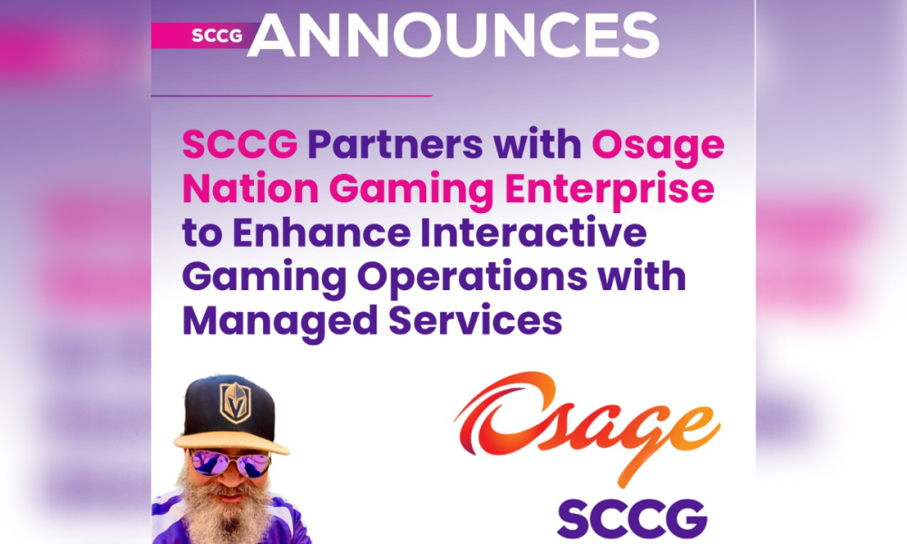 SCCG Partners with Osage Nation Gaming Enterprise to Enhance Interactive Gaming Operations with Managed Services