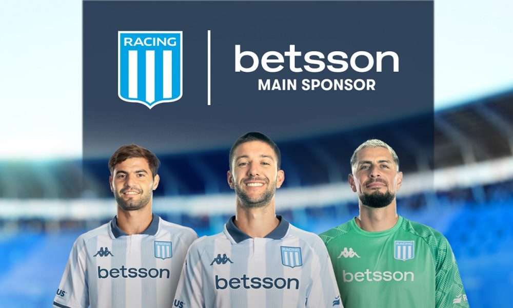 Betsson strengthens partnership with Racing Club – becomes main sponsor and front jersey partner