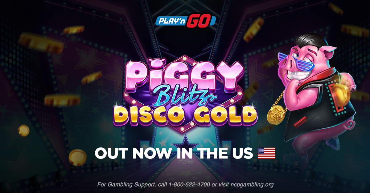 Play'n GO announce US network release of hit title Piggy Blitz Disco Gold