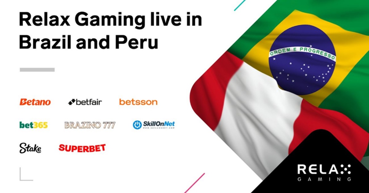 Relax Gaming continues Latin American expansion entering Brazil and Peru