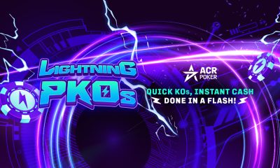 ACR POKER’S LIGHTNING PKOS DELIVER FAST-PACED TOURNAMENT POKER ACTION AND BIG WINS IN JUST 45 MINUTES