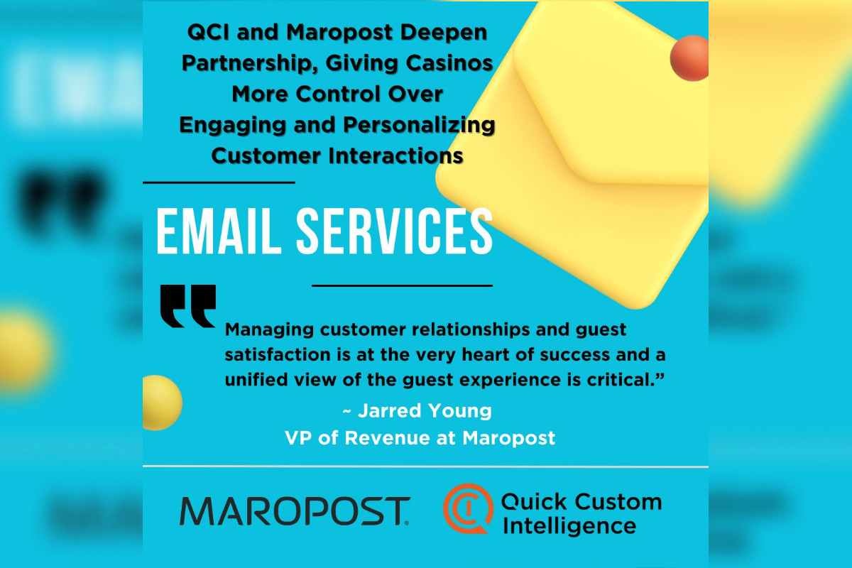 QCI and Maropost Deepen Partnership, Giving Casinos More Control Over Engaging and Personalizing Customer Interactions