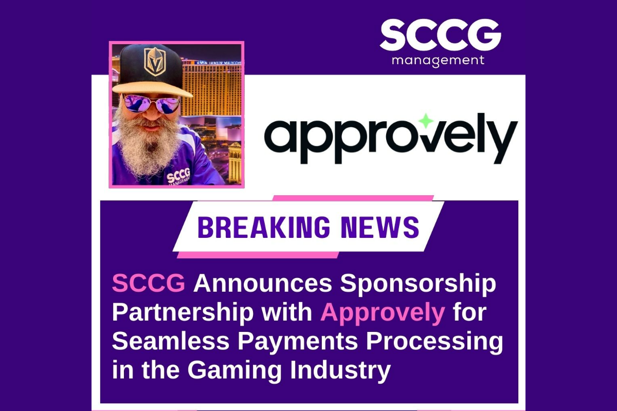 SCCG Announces Sponsorship Partnership with Approvely for Seamless Payments Processing in the Gaming Industry