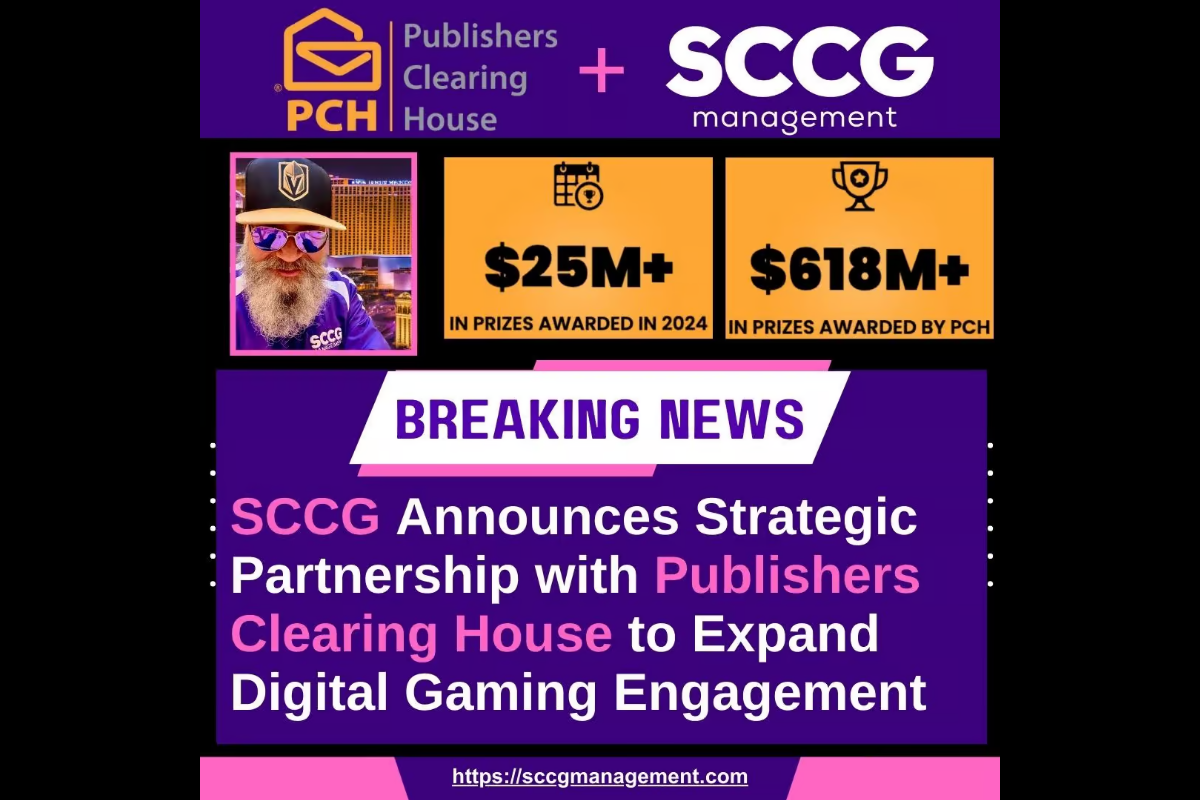 SCCG Announces Strategic Partnership with Publishers Clearing House