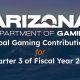 Arizona Department of Gaming Reports $30.8 Million in Tribal Gaming Contributions for the Third Quarter of Fiscal Year 2025