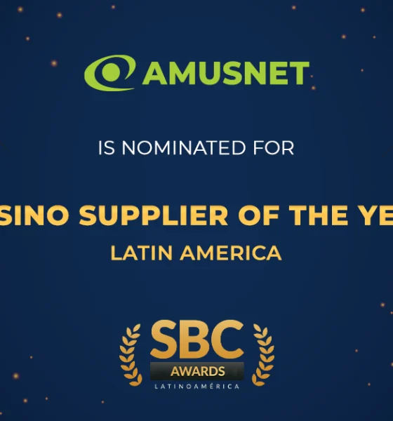 Amusnet Nominated for Casino Supplier of the Year: Latin America at the 2025 SBC Awards