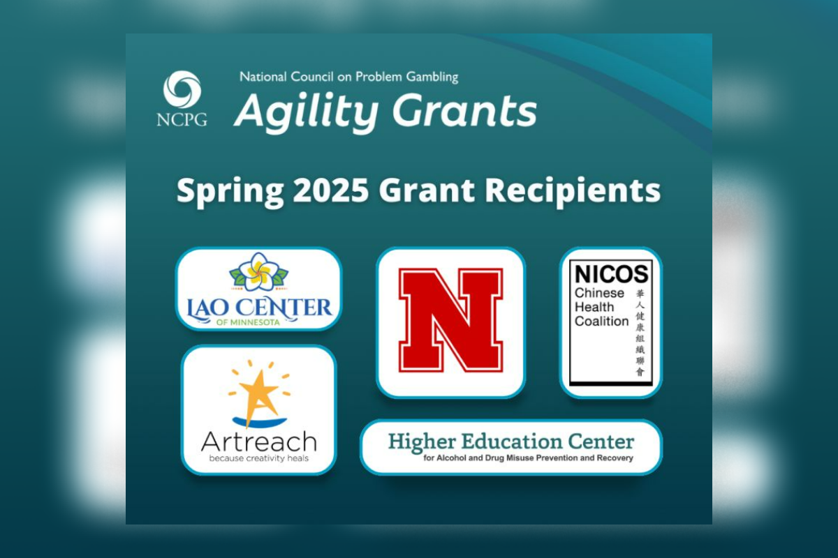 National Council on Problem Gambling Awards Spring 2025 Agility Grants to Five Community Organizations