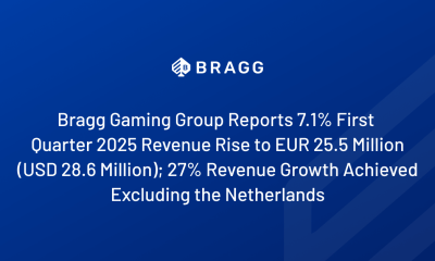 Bragg Gaming Group Reports 7.1% First Quarter 2025 Revenue Rise to EUR 25.5 Million (USD 28.6 Million); 27% Revenue Growth Achieved Excluding the Netherlands