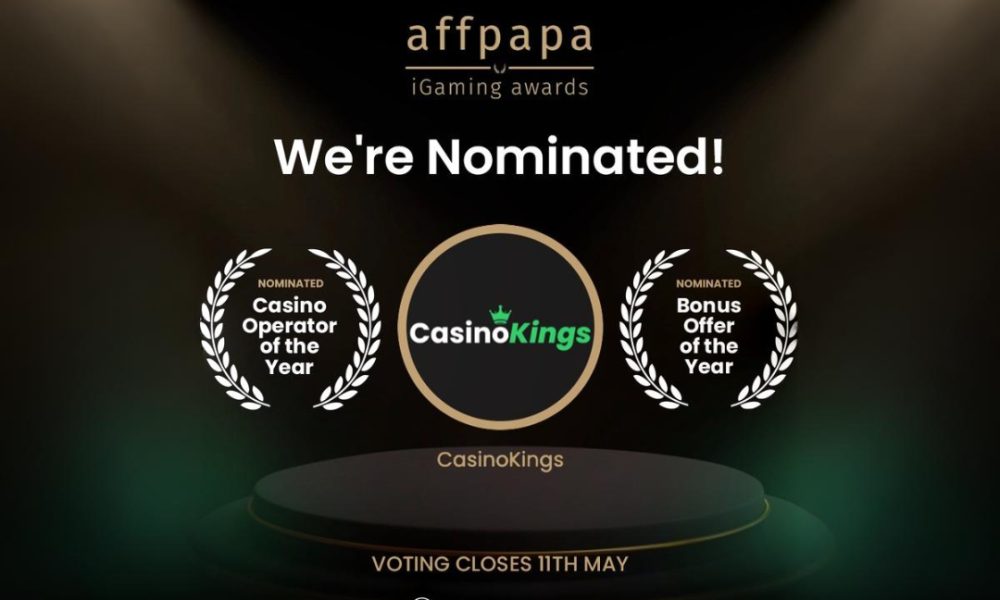 Casino Kings Celebrates Double Nomination at the AffPapa iGaming Awards 2025
