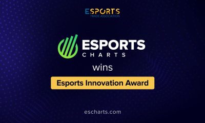 Esports Charts Wins “Esports Innovation Award” at the EsportsNext Industry Awards