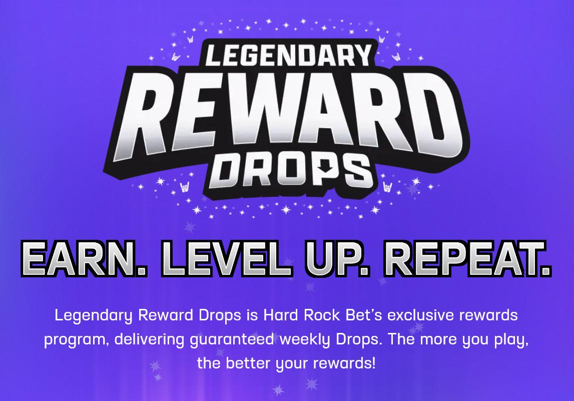 Hard Rock Bet Launches Legendary Reward Drops
