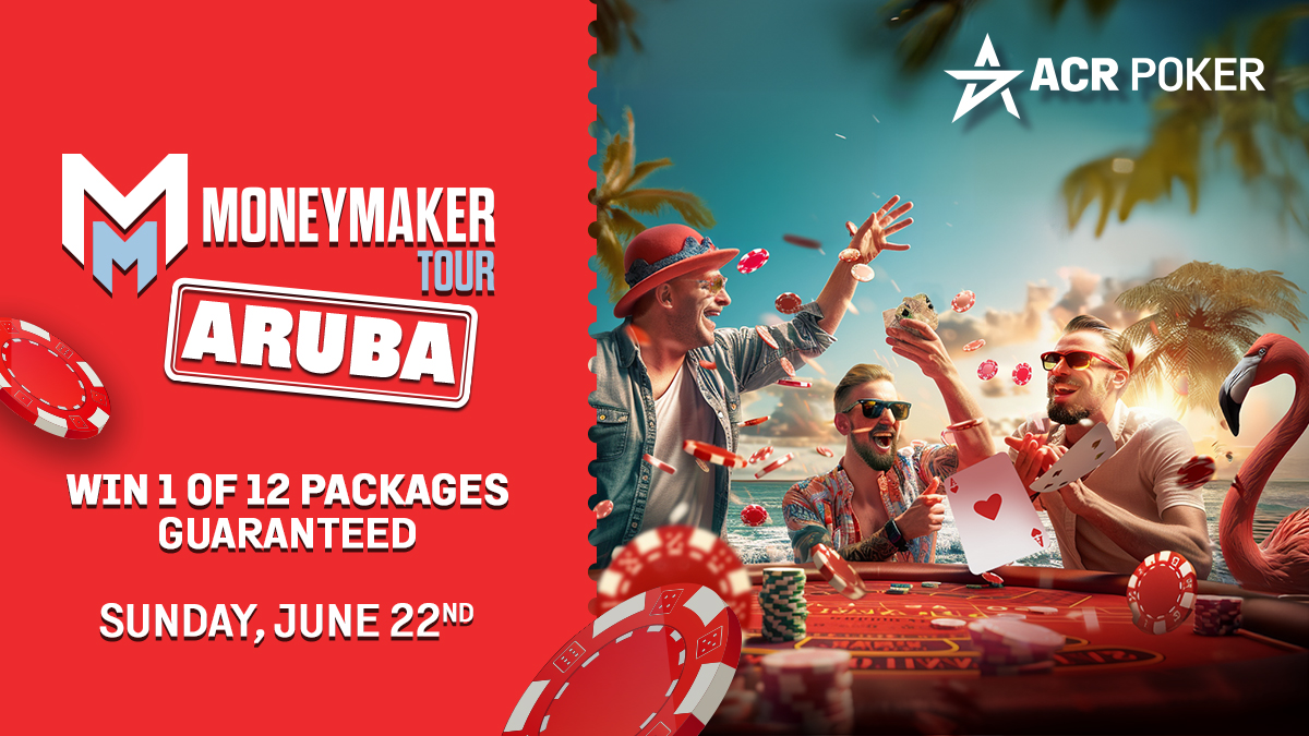 ACR POKER AND CHRIS MONEYMAKER TO SEND PLAYERS TO $300,000 GTD MONEYMAKER TOUR MAIN EVENT THIS SEPTEMBER