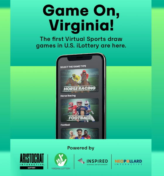 Aristocrat Interactive and Inspired Entertainment Introduce First-Ever Virtual Sports iLottery Games with the Virginia Lottery Through an Agreement with NeoPollard Interactive