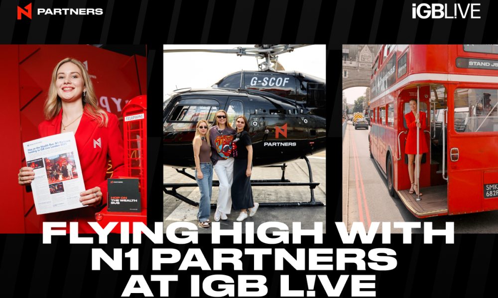 Flying High with N1 Partners at iGB L!VE: Branded Helicopter and London VIP Bus Tour for N1 Puzzle Promo Leaders