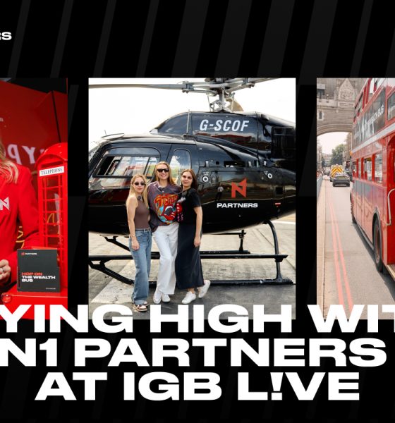 Flying High with N1 Partners at iGB L!VE: Branded Helicopter and London VIP Bus Tour for N1 Puzzle Promo Leaders