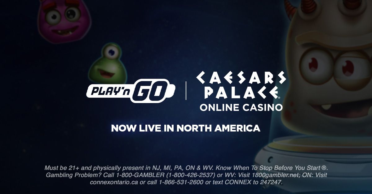 Play'n GO Announces North American Operator Partnership with Caesars Entertainment