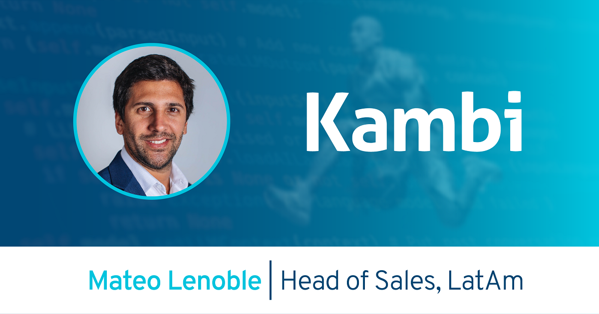 Kambi appoints experienced LatAm executive Mateo Lenoble as Head of Sales in Latin America