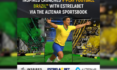 Inspired Launches V-Play Football Brazil with EstrelaBet via the Altenar Sportsbook