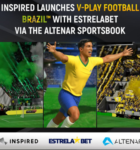 Inspired Launches V-Play Football Brazil with EstrelaBet via the Altenar Sportsbook
