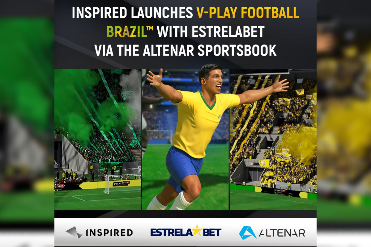 Inspired Launches V-Play Football Brazil with EstrelaBet via the Altenar Sportsbook