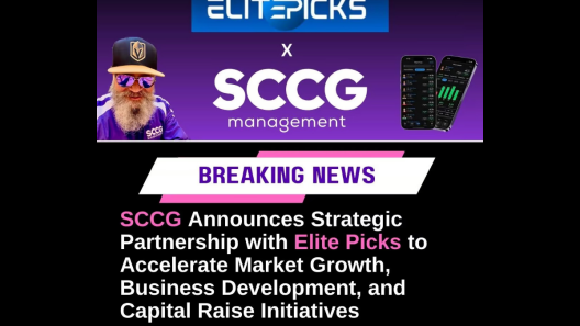 SCCG Announces Strategic Partnership with Elite Picks to Accelerate Market Growth, Business Development, and Capital Raise Initiatives