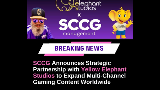SCCG Announces Strategic Partnership with Yellow Elephant Studios to Expand Multi-Channel Gaming Content Worldwide