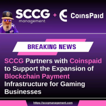 SCCG Management Partners with Coinspaid to Support the Expansion of Blockchain Payment Infrastructure for Gaming Businesses