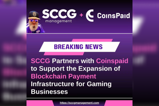 SCCG Management Partners with Coinspaid to Support the Expansion of Blockchain Payment Infrastructure for Gaming Businesses