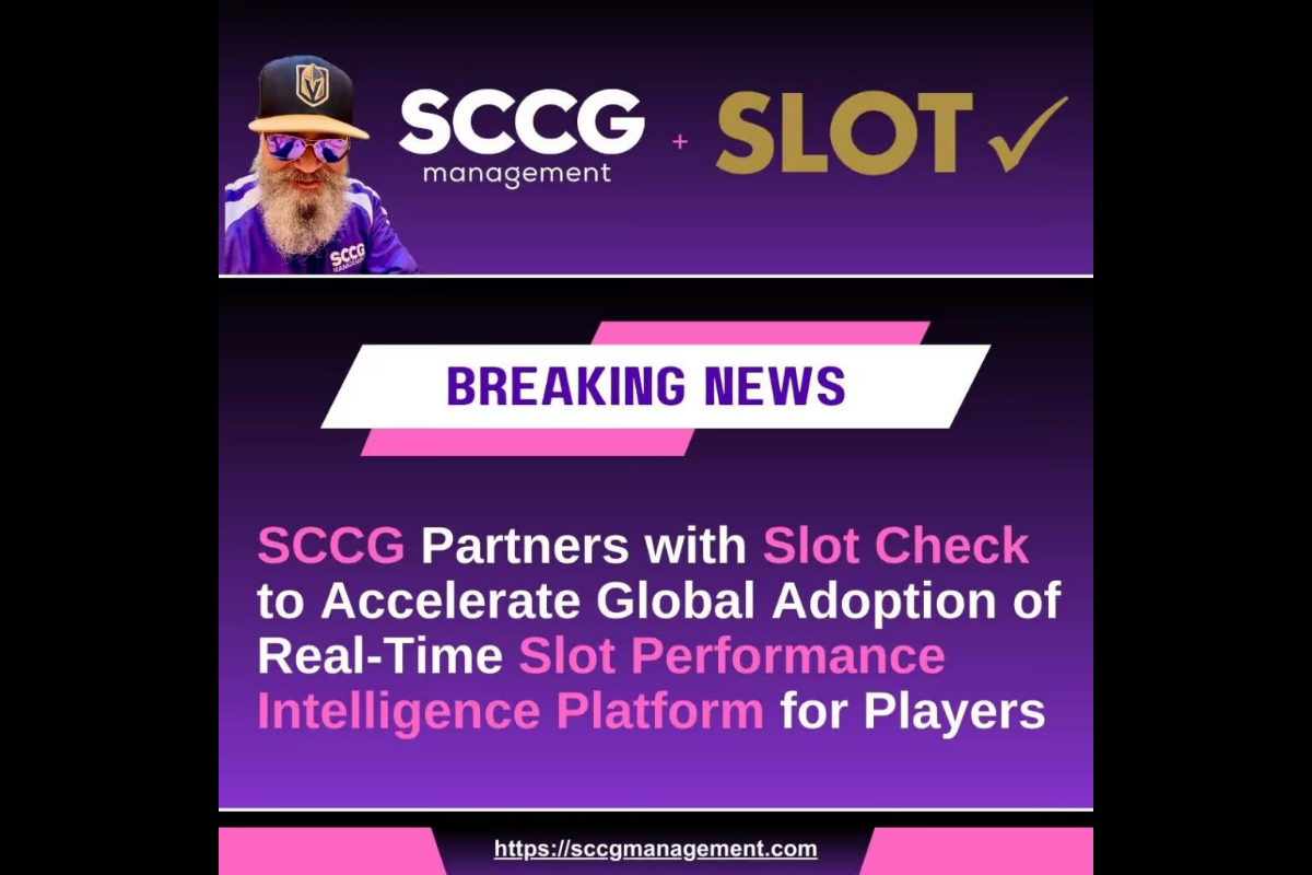 SCCG Partners with Slot Check to Accelerate Global Adoption of Real-Time Slot Performance Intelligence Platform for Players