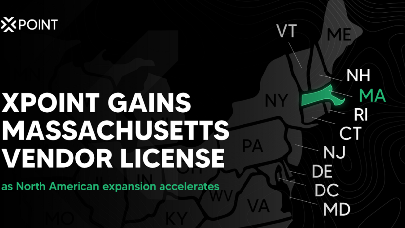 Xpoint gains Massachusetts vendor license as North American expansion accelerates