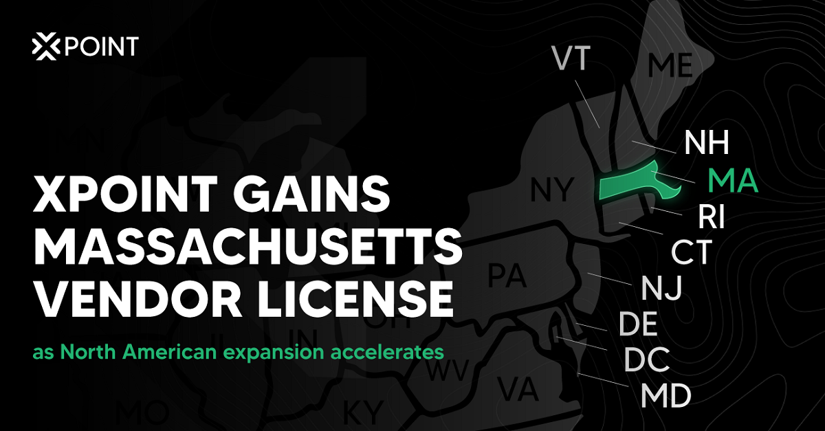 Xpoint gains Massachusetts vendor license as North American expansion accelerates