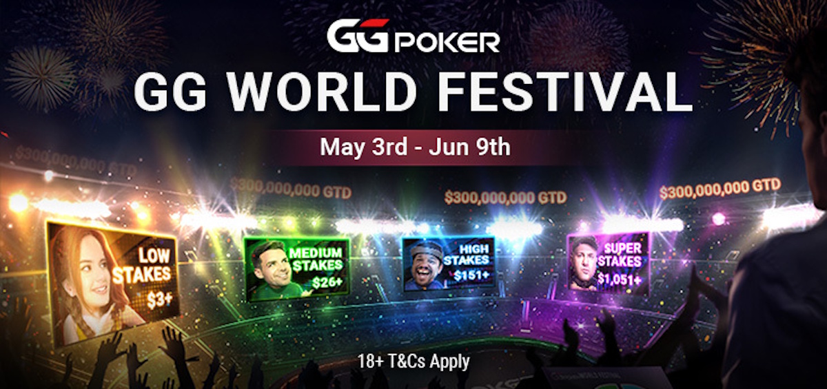 GGPoker、史上最大3億ドル保証GGワールド・フェスティバル開催