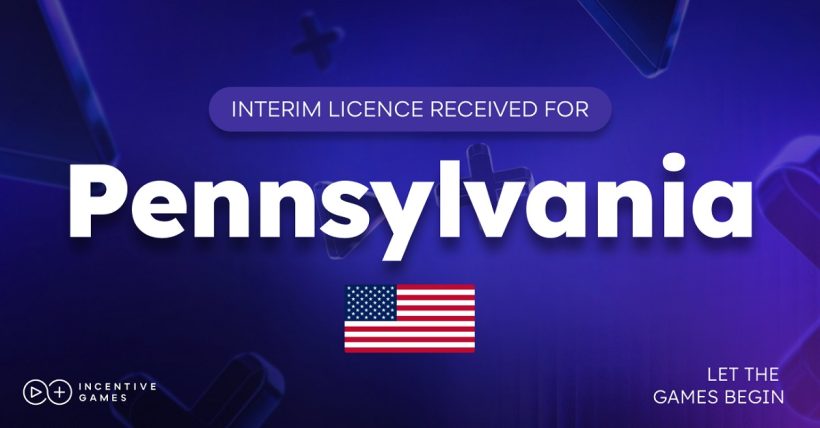 Incentive Games Secures Interim Pennsylvania Gaming Licence