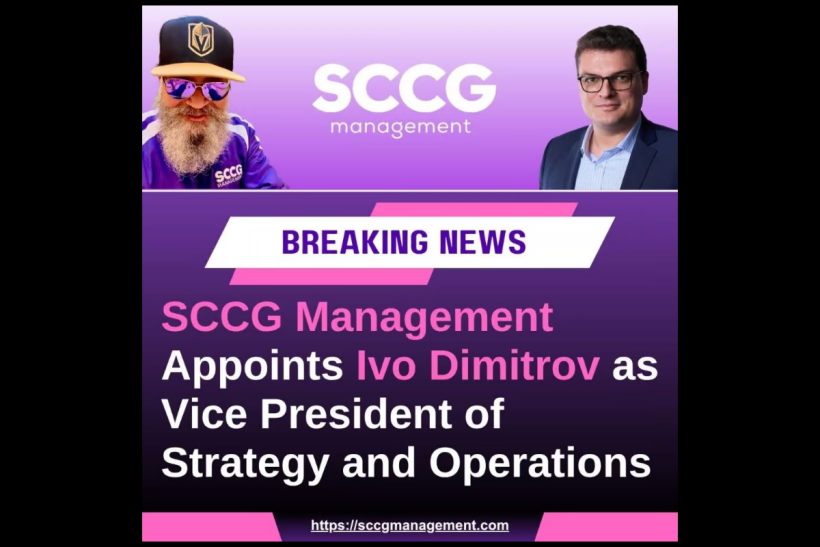 SCCG Management Appoints Ivo Dimitrov as Vice President of Strategy and Operations