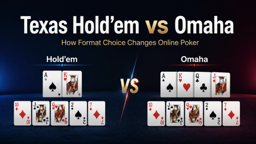 Hold’em versus Omaha card comparison